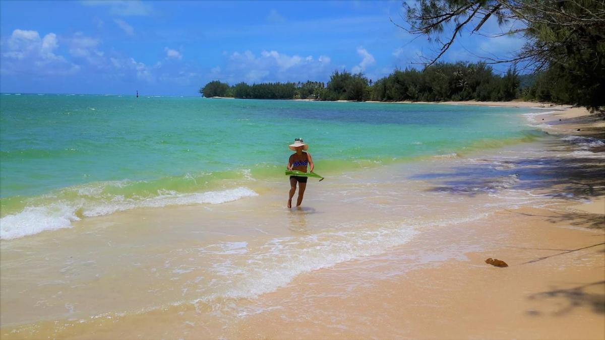 Mara'Ai Le Spot Tubuai, Chambre Triple Deluxe Mahu Sdb Privee Avec Piscine Mataura Luaran gambar