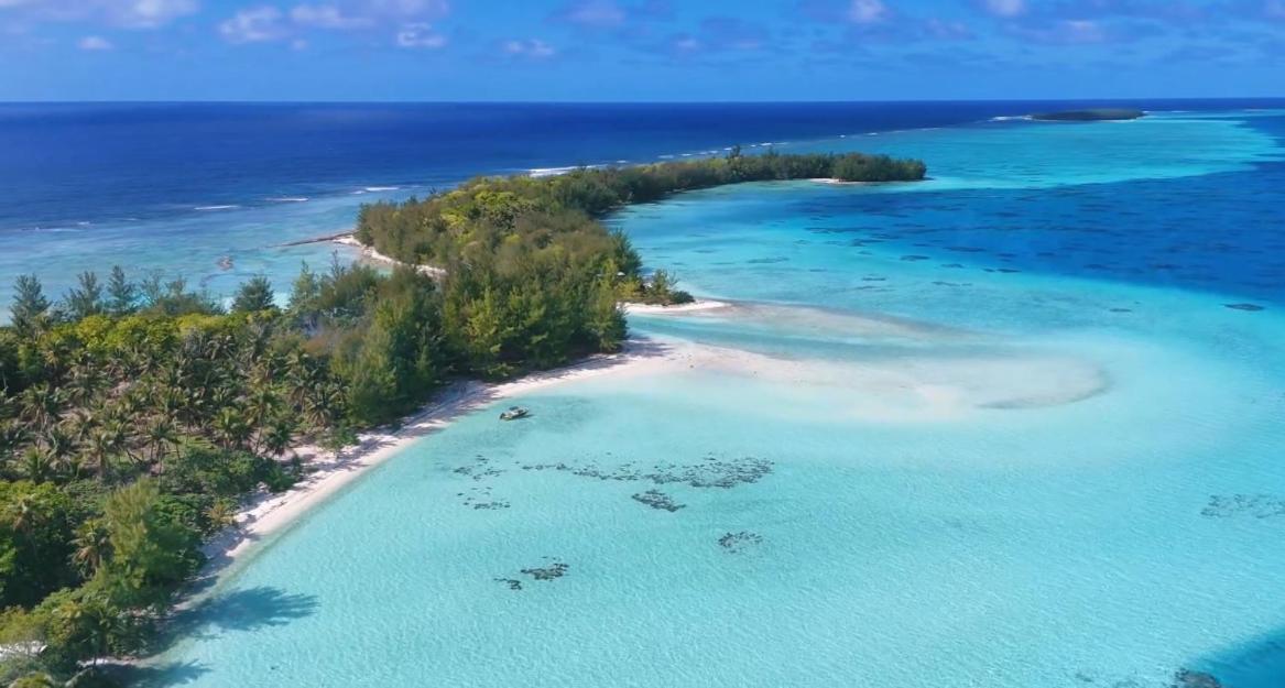 Mara'Ai Le Spot Tubuai, Chambre Triple Deluxe Mahu Sdb Privee Avec Piscine Mataura Luaran gambar